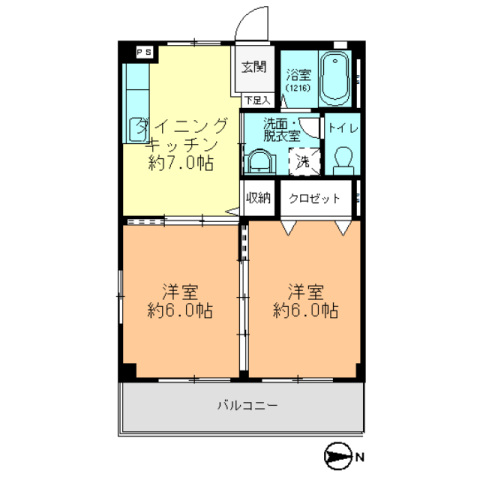 フォブール20_間取り_0