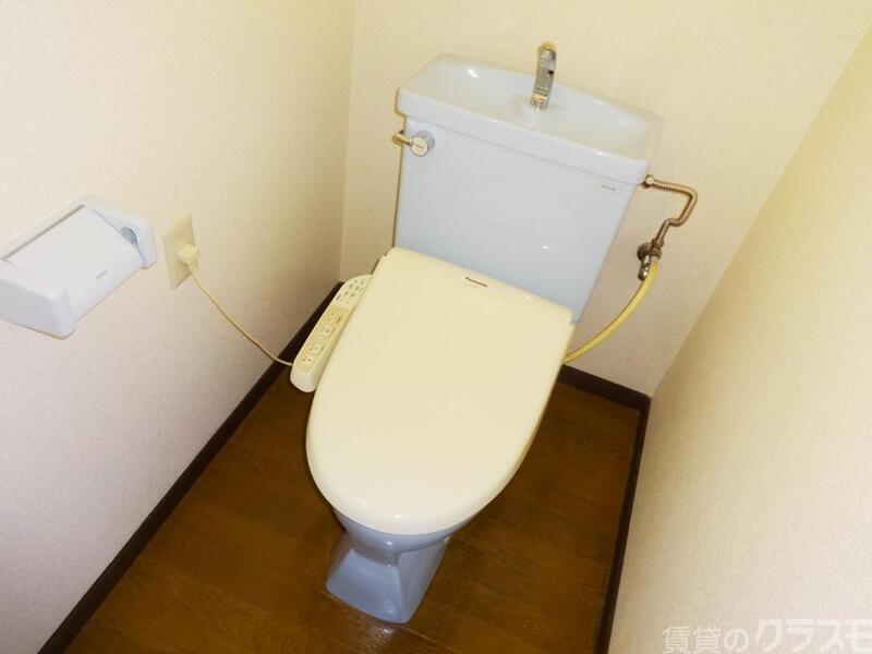 トイレ　トイレも綺麗にお使いいただけます！