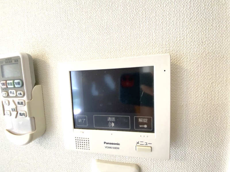 セキュリティ　モニター付きオートロック！
