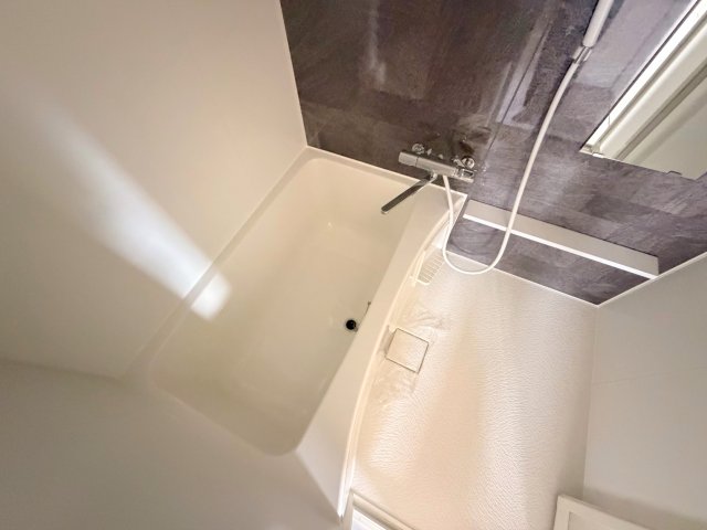 バス・シャワールーム　広めのお風呂は一日の疲れを癒してくれます。