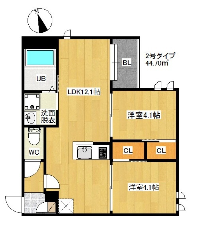 REGALEST FAM 千早の間取り写真
