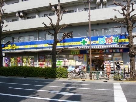 ドラックストア　どらっぐぱぱす若林店（ドラッグストア）まで560m