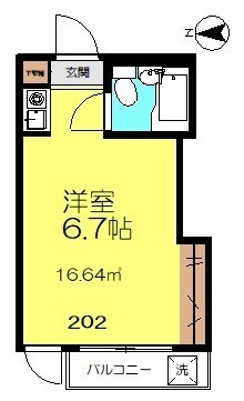 ブルーヒルズ国立の間取り写真