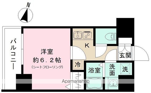 湘南新宿ライン高海 平塚駅 徒歩6分 10階建 築4年の間取り写真