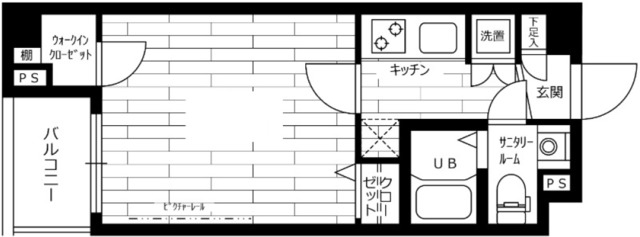 ステージファースト田園調布アジールコートの間取り写真