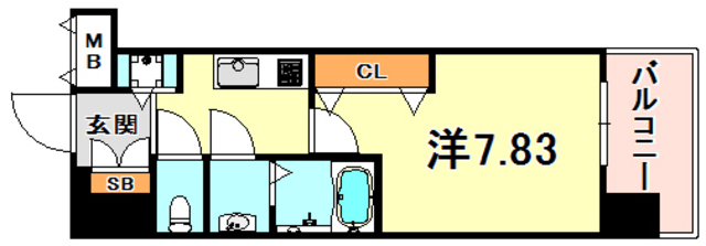Luxe東灘の間取り写真