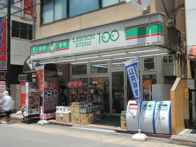 コンビニ　ローソンストア100北越谷店（コンビニ）まで626m