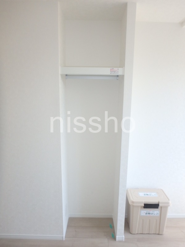 収納　オープンクローゼット♪　※建築中写真