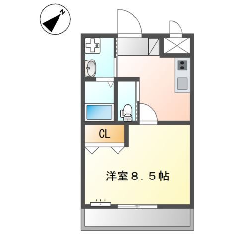 フルール宝殿の間取り写真