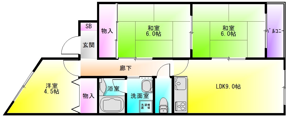 カサクレストの間取り写真