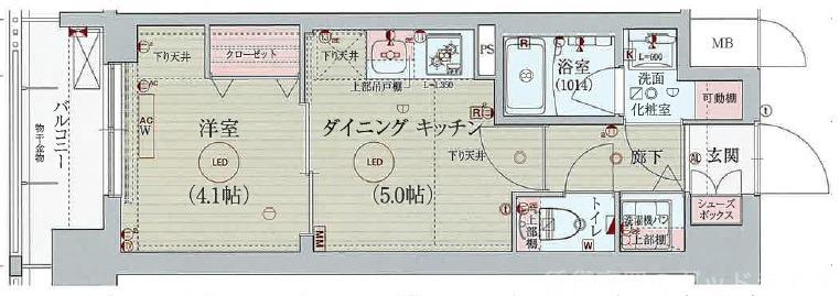 ベラジオ雅び西大路七条の間取り写真