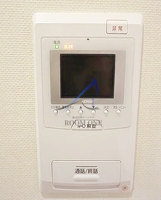 セキュリティ　モニター付きインターホンです。