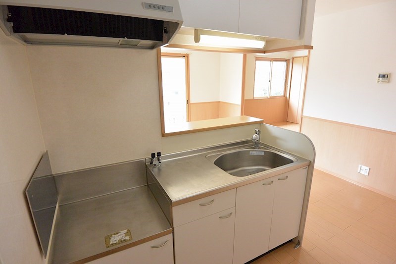 キッチン　２口ガスコンロ設置可キッチン