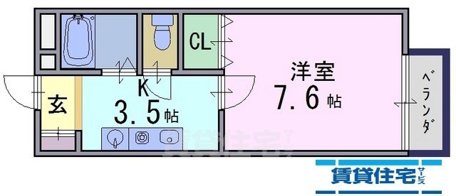 ラフティアの間取り写真