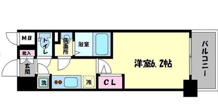 エスリード南堀江レジデンスの間取り写真