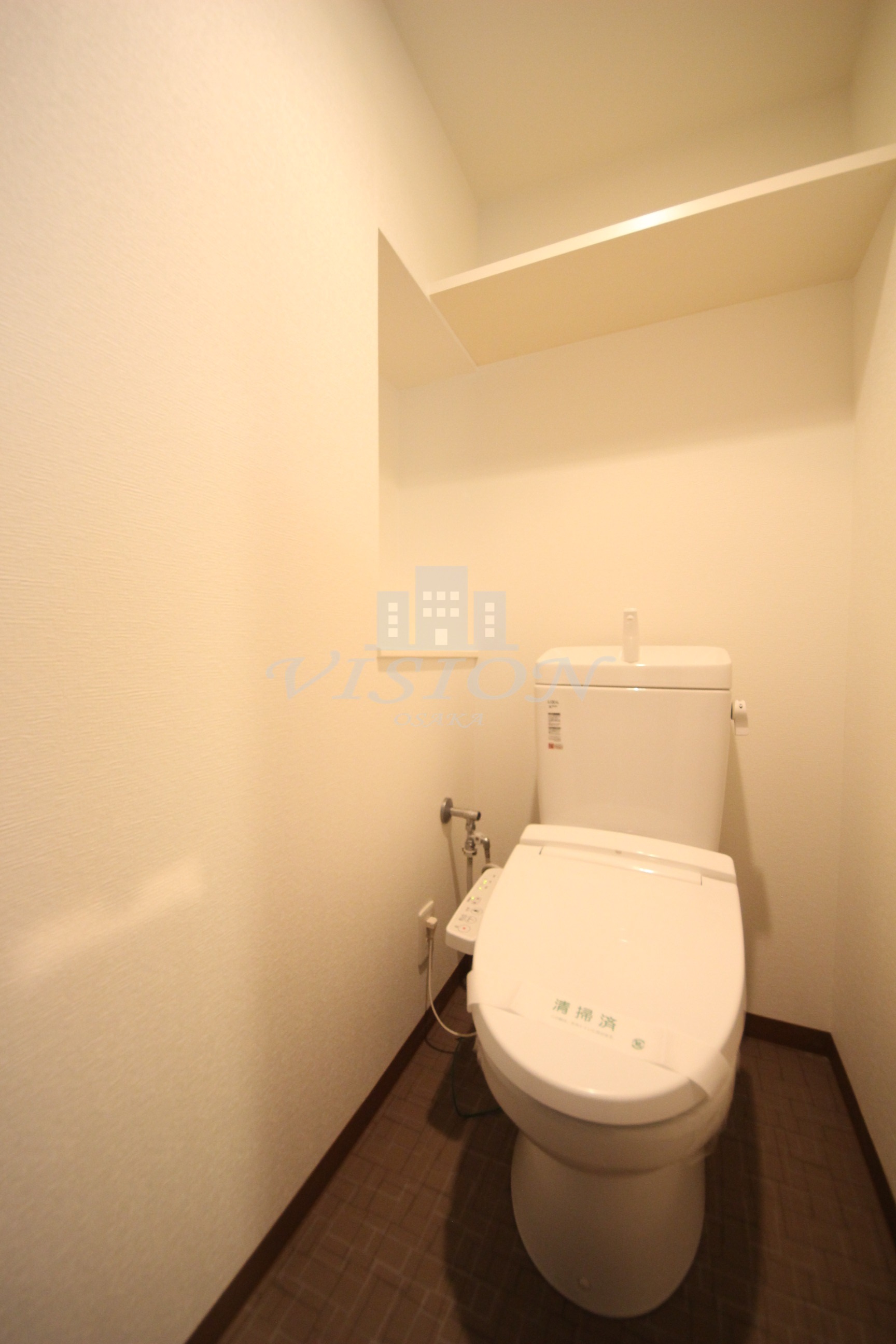 地下鉄長堀鶴見緑地線 松屋町駅 徒歩4分 12階建 築13年のトイレ写真