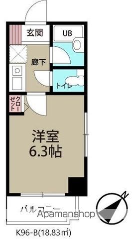 シャトレゲンジの間取り写真