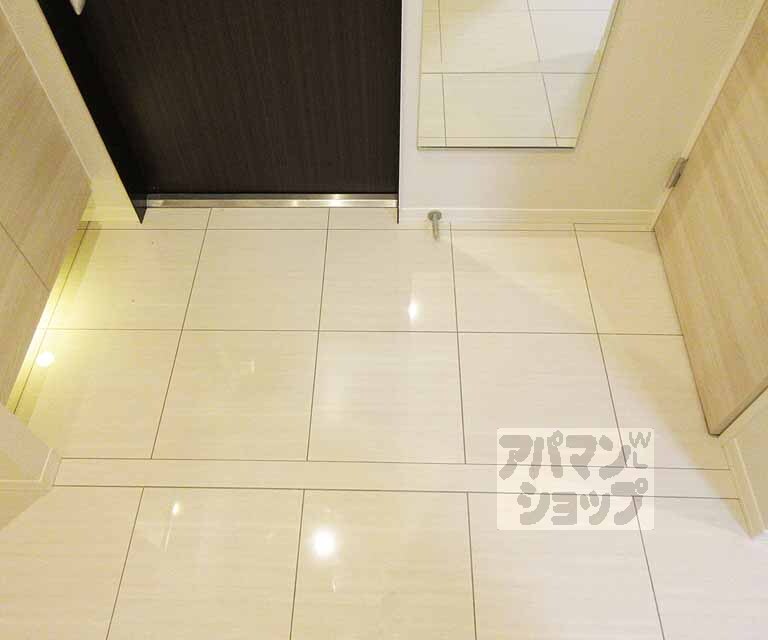 玄関　フラットな玄関・