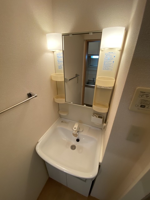 洗面設備　忙しい朝に嬉しい設備。