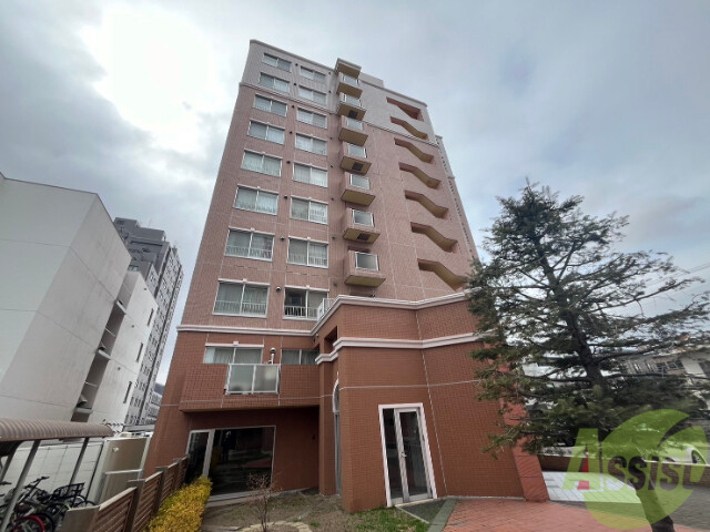 建物外観　札幌市中央区南十八条西「グランメールツイン山鼻西館」