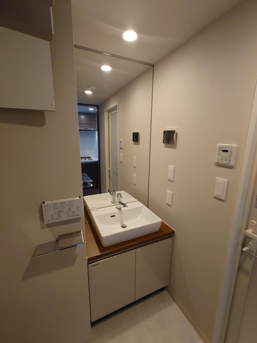 洗面設備　忙しい朝には欠かせない洗面所です