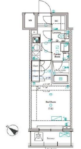 DIPS赤羽RESIDENCEの間取り写真