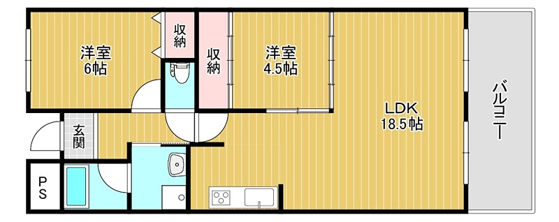 ギャレ金剛の間取り写真