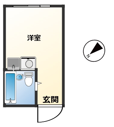 ロイヤル石川町の間取り写真