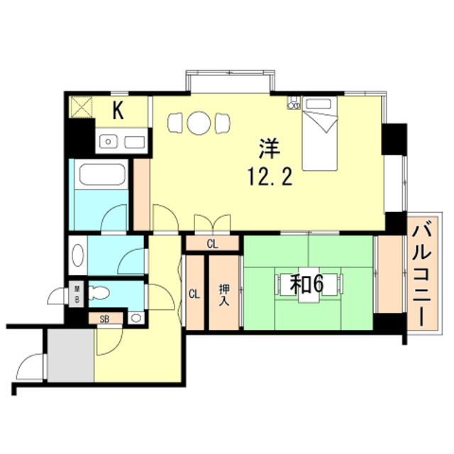 ルーア芦屋の間取り写真