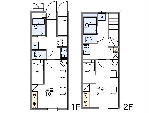 レオパレスディアナの間取り