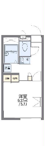 レオパレス田原町IIの間取り