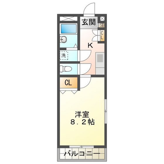 インターメゾン河芸の間取り