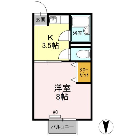 【第二立岩ハイツの間取り】