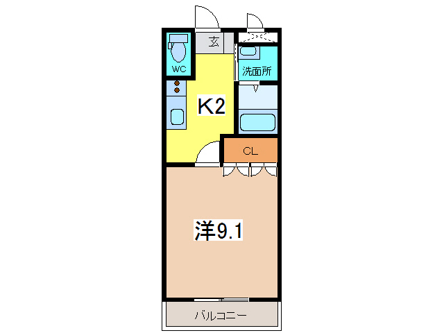 リープ　ハイムの間取り