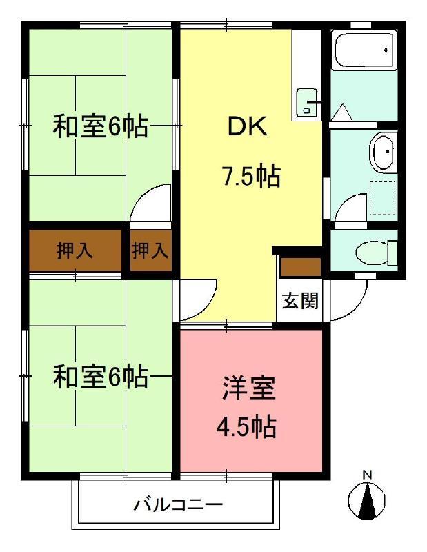 サンシティ宮代の間取り