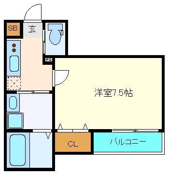 アリュール愛宕橋の間取り