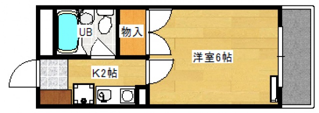 広島市西区庚午中のマンションの間取り