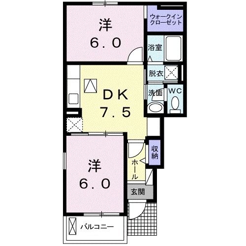 プロムナード　垂水の間取り