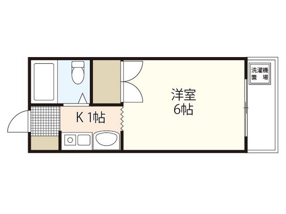 広島市西区古江西町のマンションの間取り