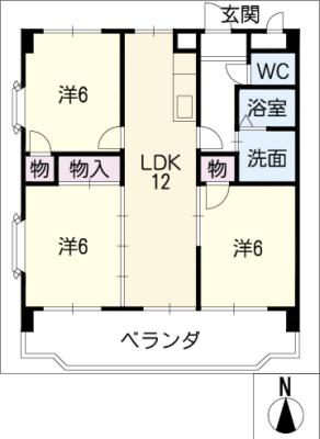 メゾンエスペランスの間取り