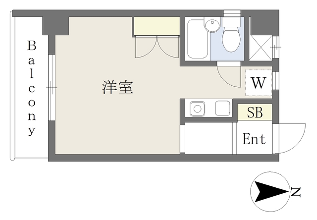 サンモリッツ小倉弐番館の間取り