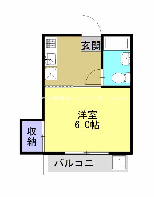 鹿児島市鴨池のマンションの間取り