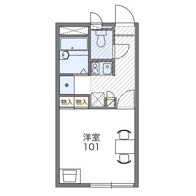 レオパレス　キルシュの間取り