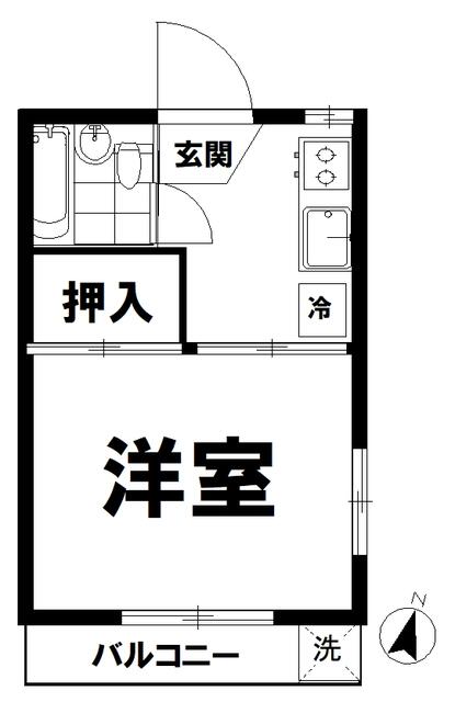 東京都八王子市子安町２（マンション）の賃貸物件の間取り