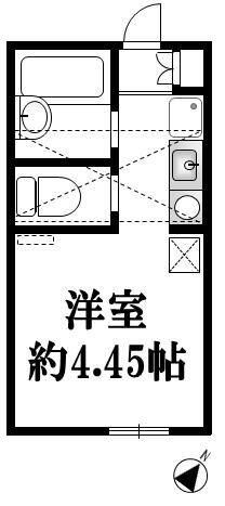 ポンデロッサ小田弐番館の間取り