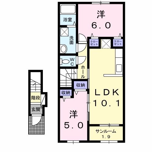 メゾン　オブ　ＳＵＷＡの間取り