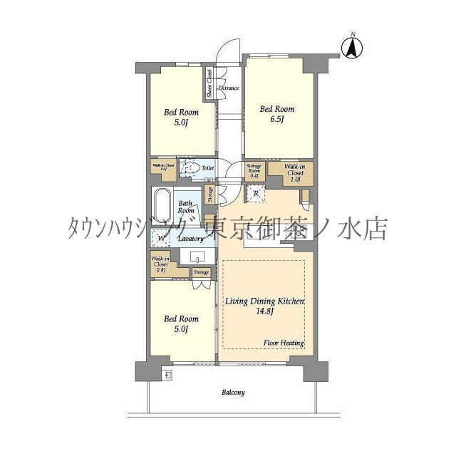 【ドゥーエ町屋の間取り】