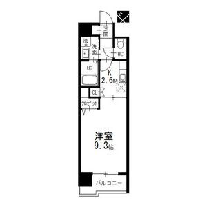 名古屋市千種区千種のマンションの間取り