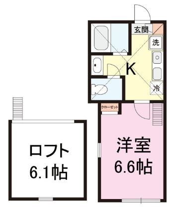 モンテベルデ二俣川の間取り