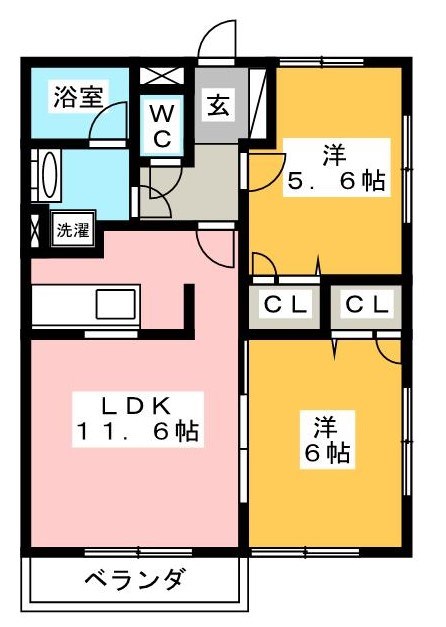 【ジ・アパートメントIKEGAMIの間取り】